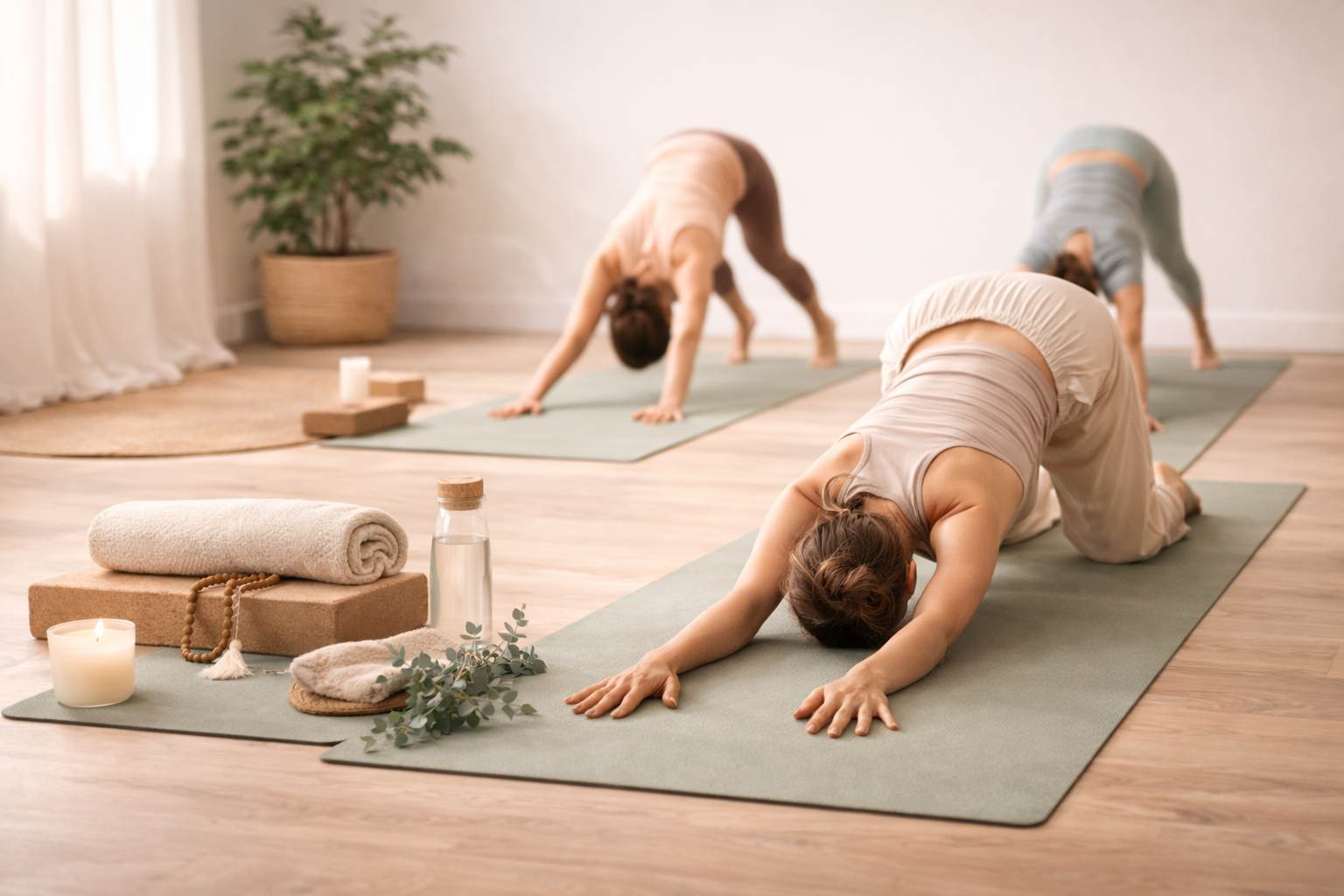 Gentle Vinyasa Flow yoga class in Newbury