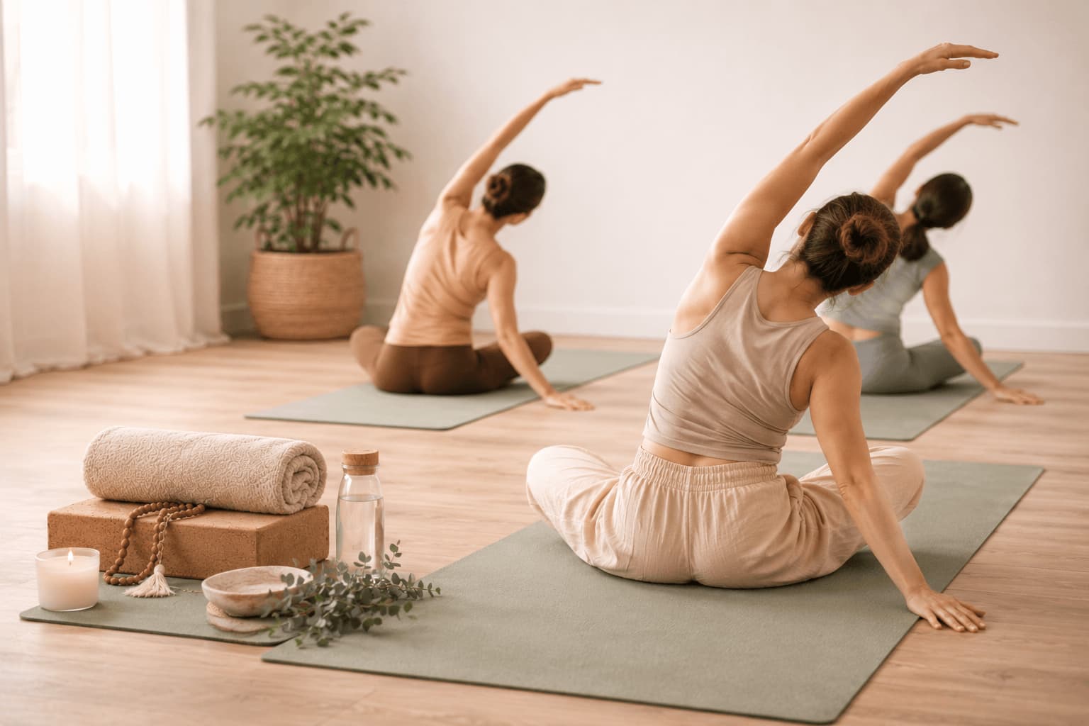 Midday Reset lunchtime yoga class in Newbury